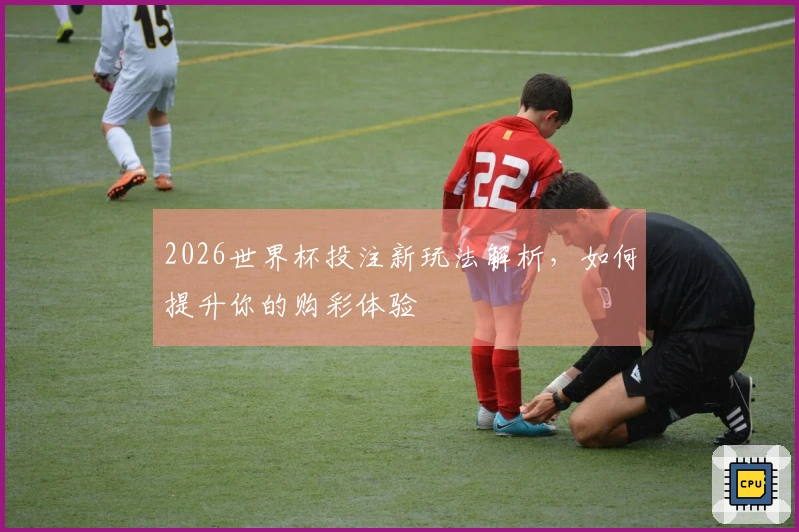 2026世界杯投注新玩法解析，如何提升你的购彩体验